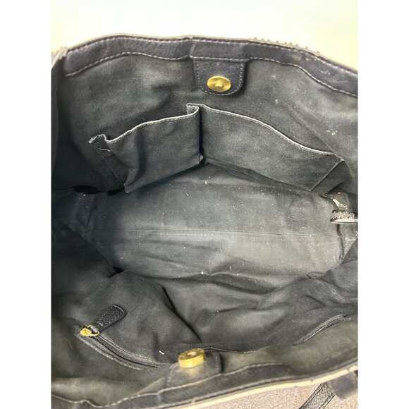 Fossil Rachel Striped Polka Dot Tote Bag - Picture 8 of 15